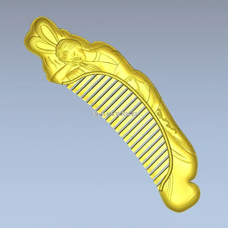 

Расческа с красивой 3d фотографией для ЧПУ в формате STL