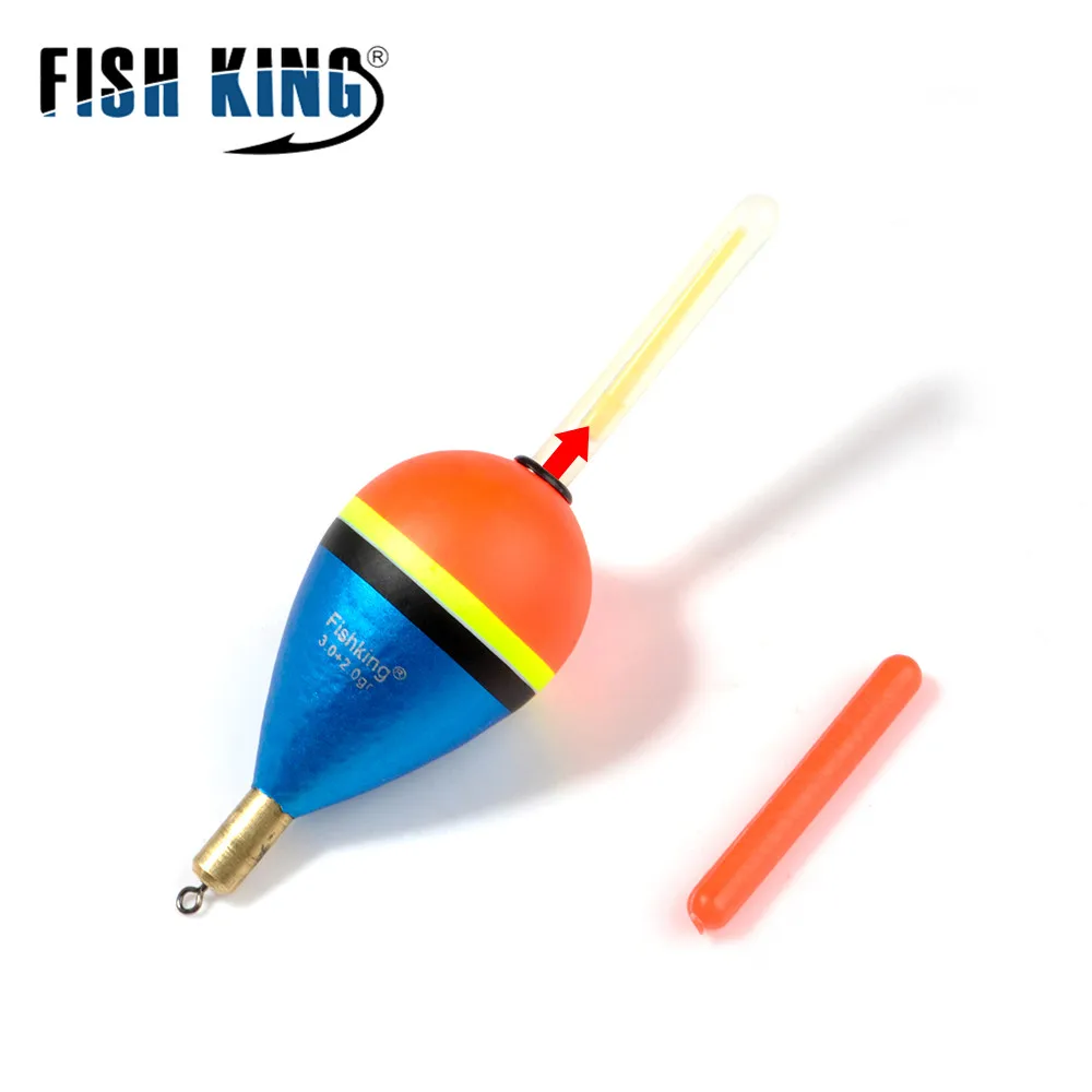 FISH KING 1 шт. рыболовный поплавок Barguzinsky Fir медная длина 80 85 мм Вес 6 0 г/8 5 г/9 г