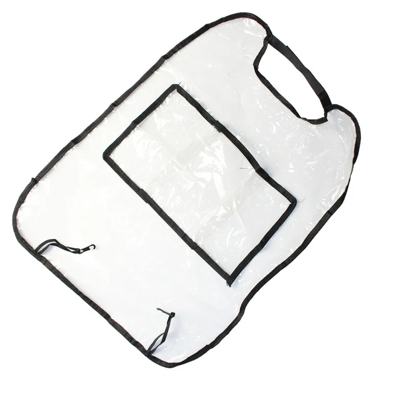 

PVC Multi Functional Storage Bag Car Seat Back Protector Dust-proof Children Kick Mat Storage Bag