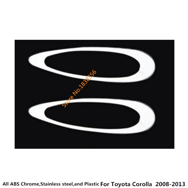 Боковая лампа для Toyota Corolla Altis 2008 2009 2010 2011 2012 2013 ABS хромированная панель отделки 2