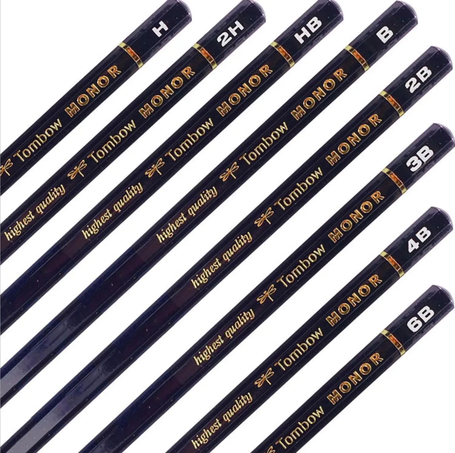 TUNACOCO 12 шт./лот 2B/HB/2 H/H/4B/6B деревянный карандаш TOMBOW японский канцелярский для