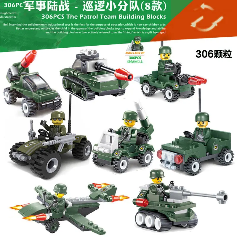 8 шт./лот военное оборудование пожарные двигатели пистолет истребитель