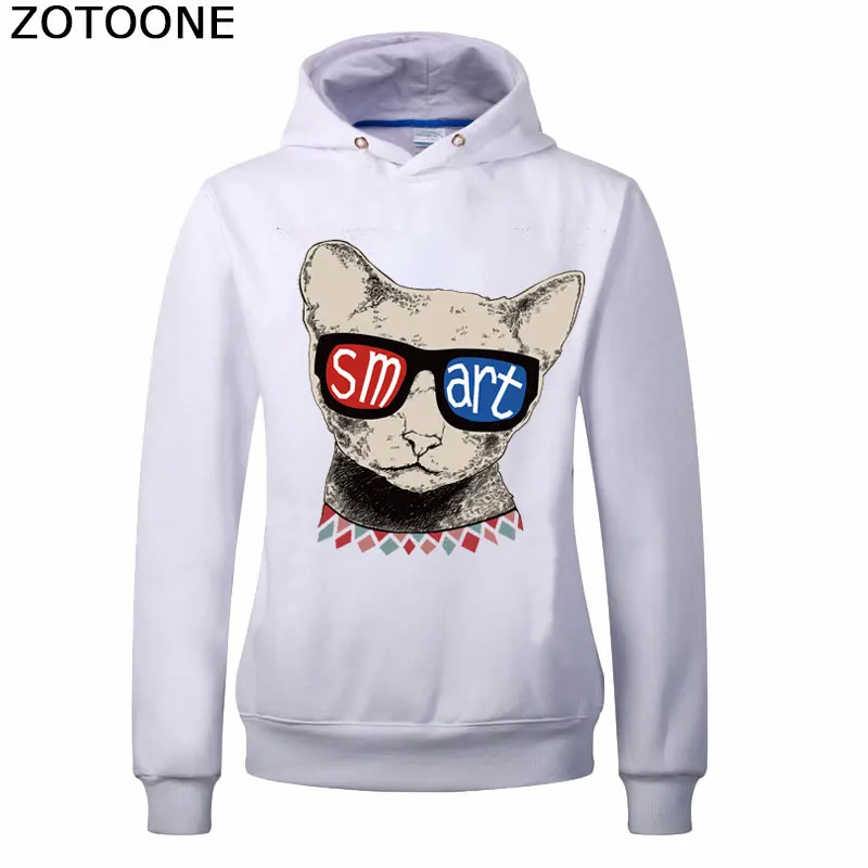 Милые очки ZOTOONE умные нашивки в виде кошек для одежды наклейки с помощью утюга