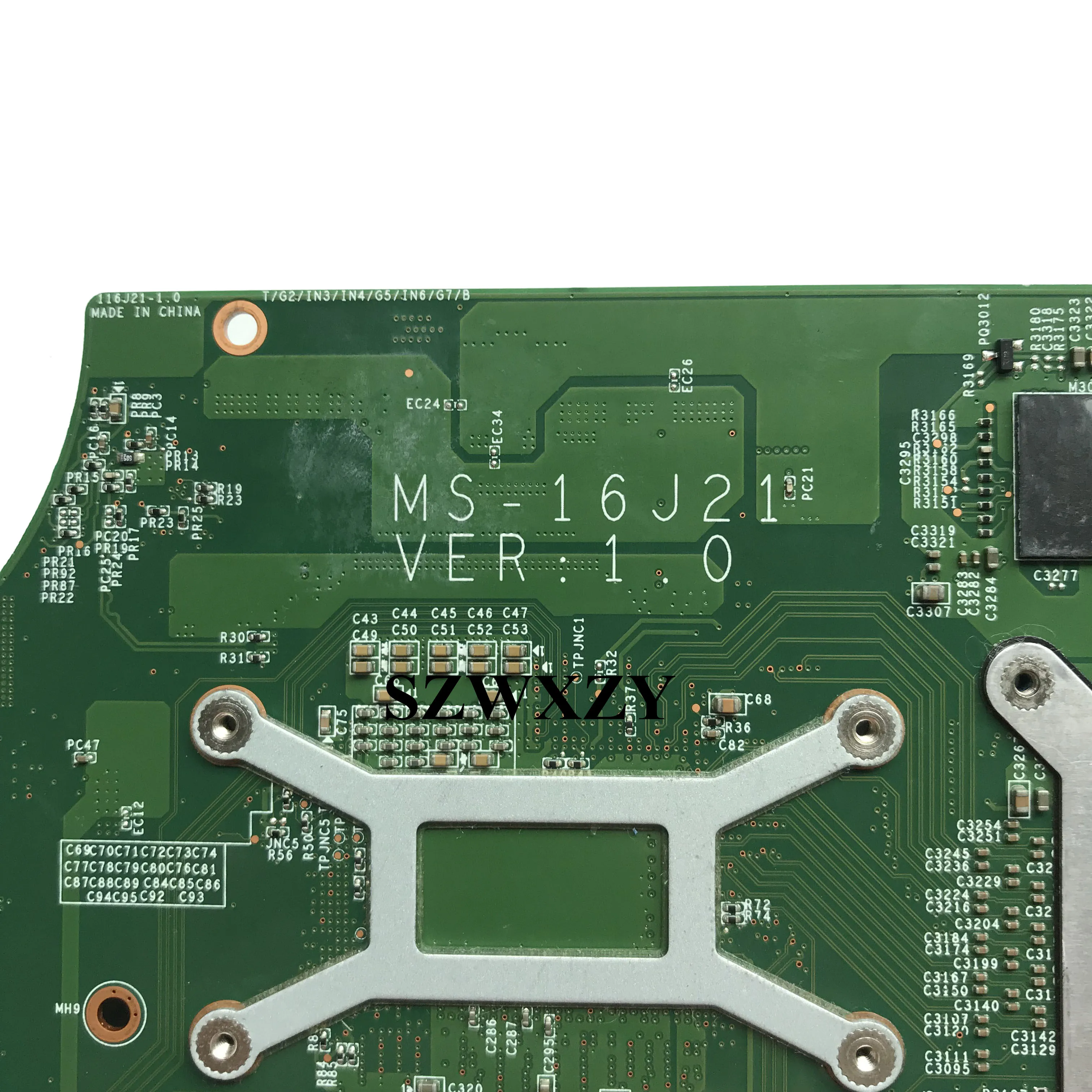 Отлично подходит для MSI GE62 2QD с i7 5700HQ 2 7 ГГц процессор MS 16J21 REV: 1 0 GTX960M Материнская