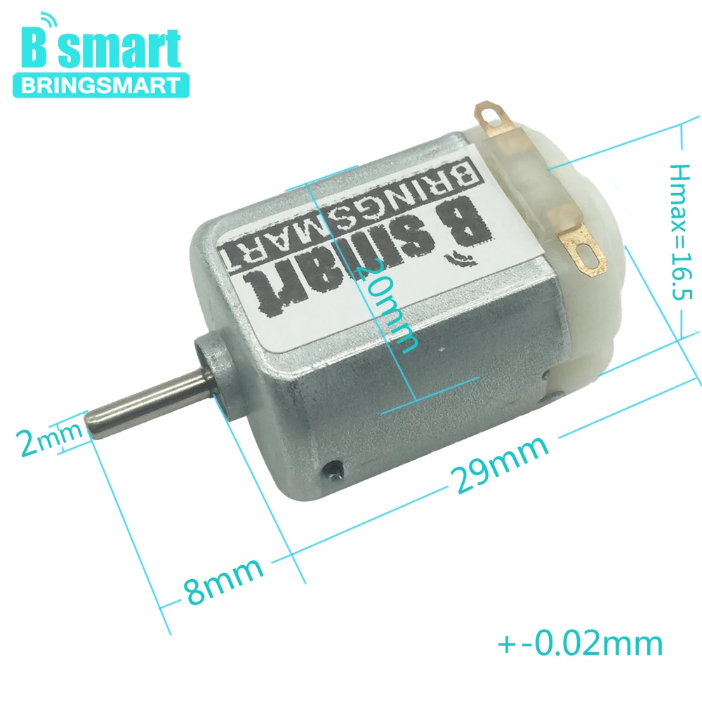 Bringsmart 3v электродвигатель 15000rpm моторчик электромотор двигатель постоянного тока