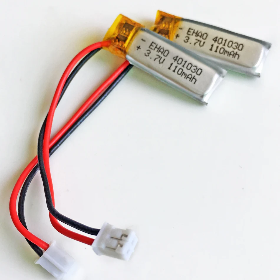401030 3 7 в 110 мАч JST PH 2 0 мм 2pin литий-полимерный аккумулятор для Mp3 GPS bluetooth наушники