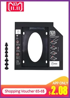 TISHRIC M.2 M2 NGFF 2nd Second ODD HDD SSD DVD Caddy жесткий диск SATA 12,7 мм Корпус для ноутбука ноутбук Optibay чехол