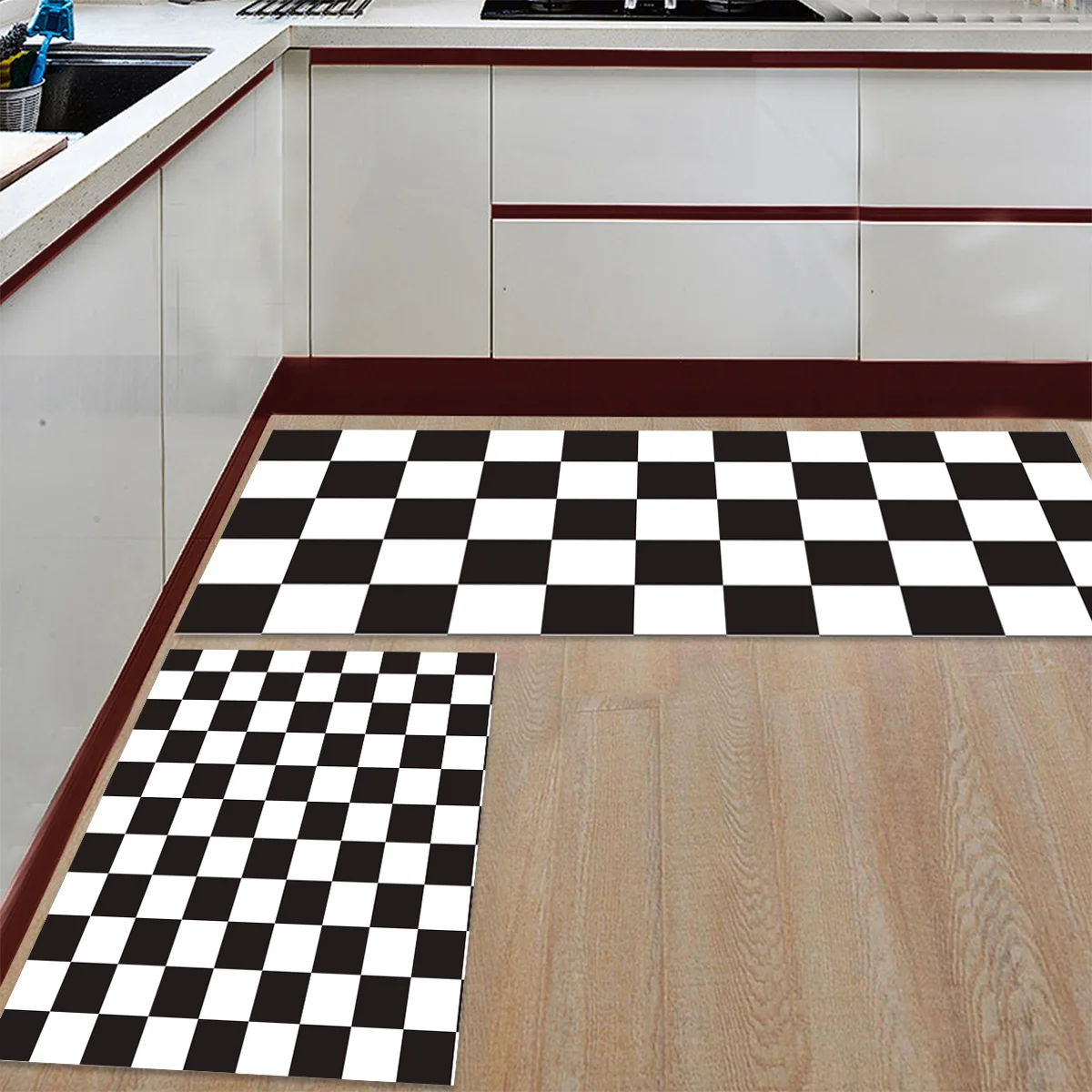 Скандинавский мультфильм этнический 2 шт коврик на кухню аксессуары для ванной