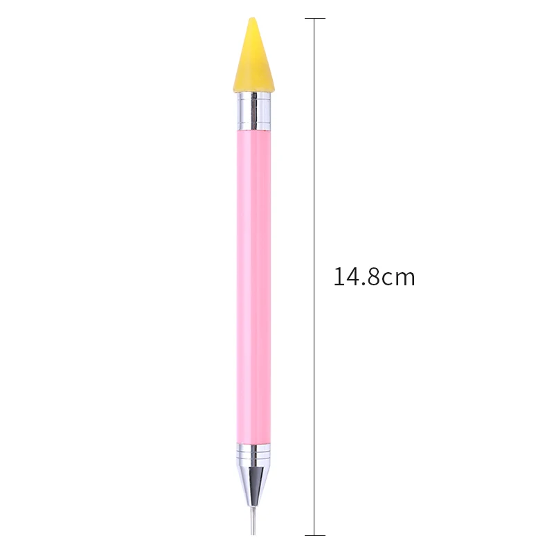 Синий розовый ручка двусторонняя Dotting Pen стразы шпильки Picker воск карандаш