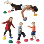 Детские шаговые камни в полусферическом стиле, Durian Spiky Массажный мяч для баланса, интегрированная сенсорная балансировка, обучающие игрушки для детей, 16 см