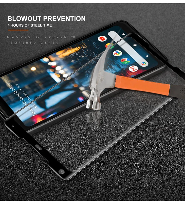 Для Google Pixel 2 защита экрана Mocolo полное покрытие 9H 3D Закаленное стекло пленка для Google Pixel 2 защита экрана размера XL