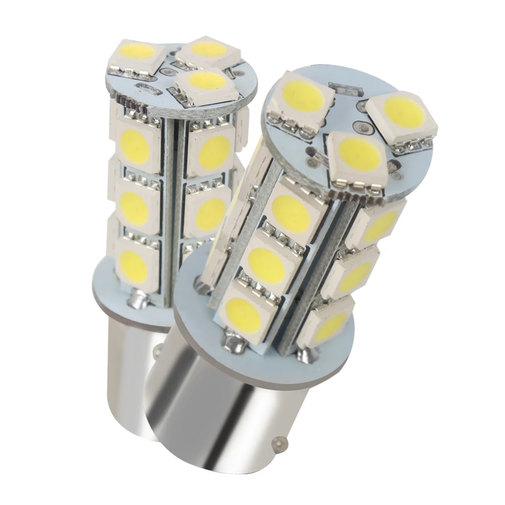 LEEPEE 2шт BA15S светодиодный противотуманный фонарь тормозной светильник 18 SMD 1156 5050