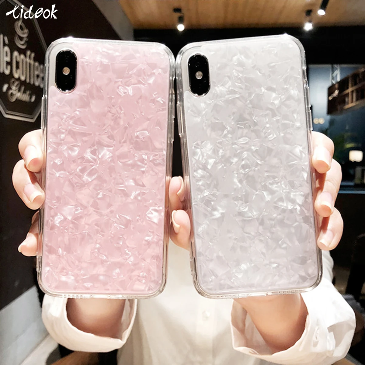 Глянцевый мраморный Тонкий чехол для телефона мягкий силиконовый iphone 7 8 Plus 11 Pro XS