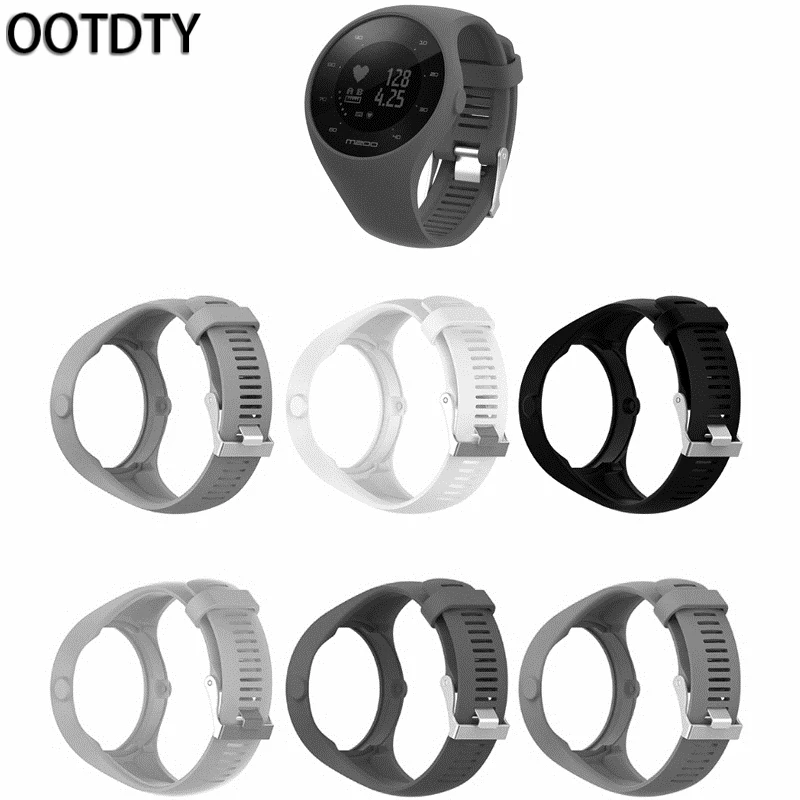 OOTDTY силиконовый ремешок для часов сменный Браслет Polar M200 GPS|bracelet replacement|replacement bandband