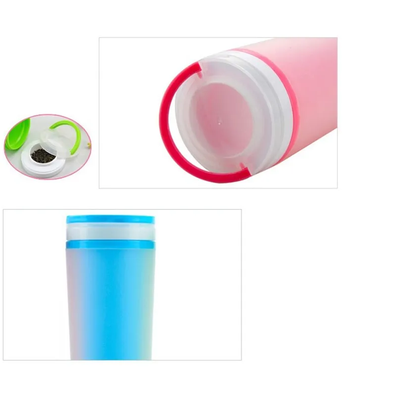 Небьющийся матовый герметичный пластиковый чайник конфетных цветов 500 мл