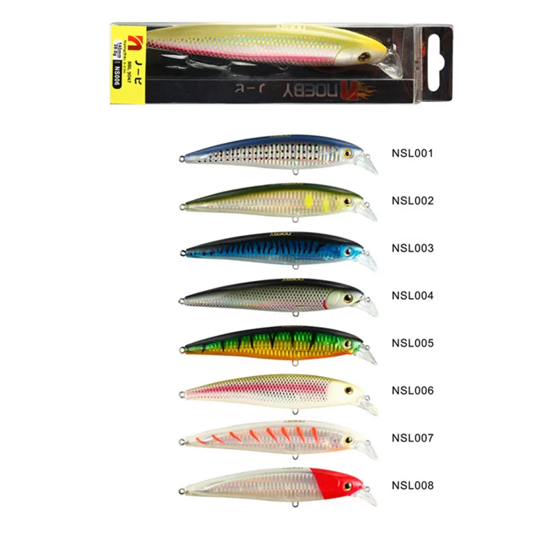 NOEBY Minnow 80 мм/7 5 г 100 мм/12 140 мм/39 рыболовная приманка плавающая наживка 0 8 м/0 2 м