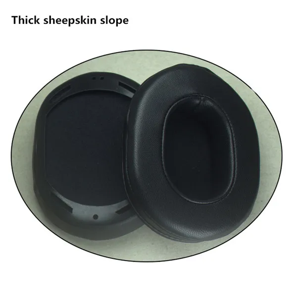 Thick sheepskin slop Сменные амбушюры из овечьей кожи с эффектом памяти для sony MDR-1A MDR-1R 1A-DAC 1ABT MK2 1RBT наушники высокого качества 5,29 - Цвет: Thick sheepskin slop