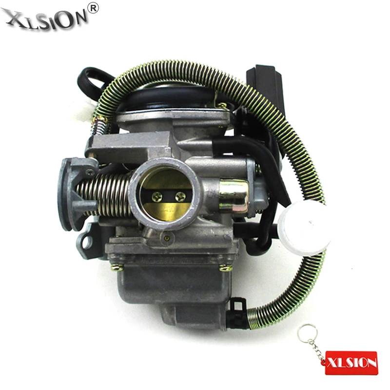Карбюратор XLSION PD24 Carb для GY6 125cc 150cc SunL Roketa Lance Coolster Taotao ATV Go Cart скутер