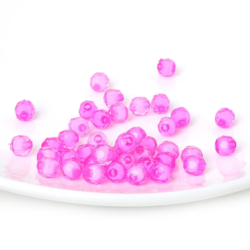 ПРОДАЖИ! 18 мм Круглый Ассорти Красочные акриловые бусины Свободные бисера fit DIY