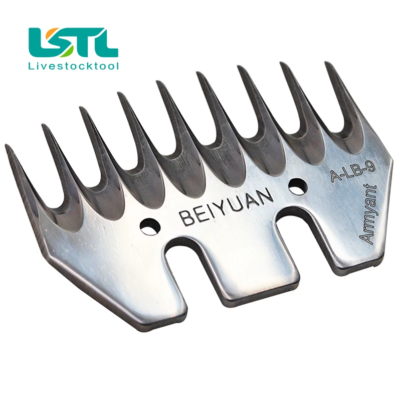 

BEIYUAN Sheep/Goats Shears 9 Tooth Blade Convex Comb Cutter Shearing Clipper Blade For Sheep Clipper Shears Scissorsd30