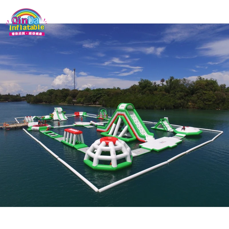 Надувной бассейн для водных игр/надувная водная плавающая игровая площадка