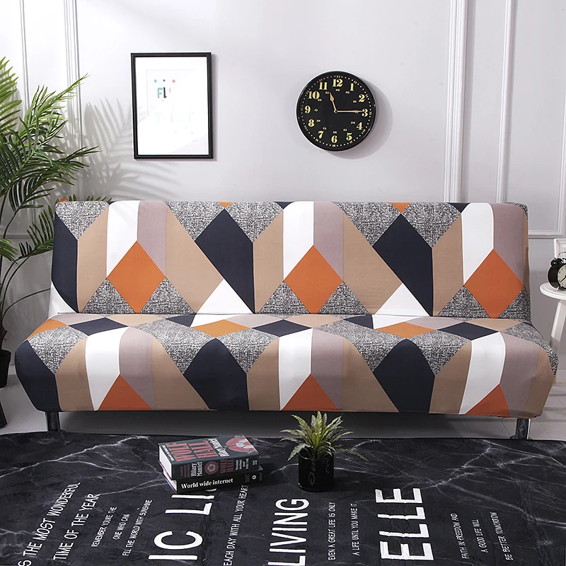 

folding sofa bed cover stretch without armrest sofa cover elastic for living room Couch Cover housse de canap cubre sofa