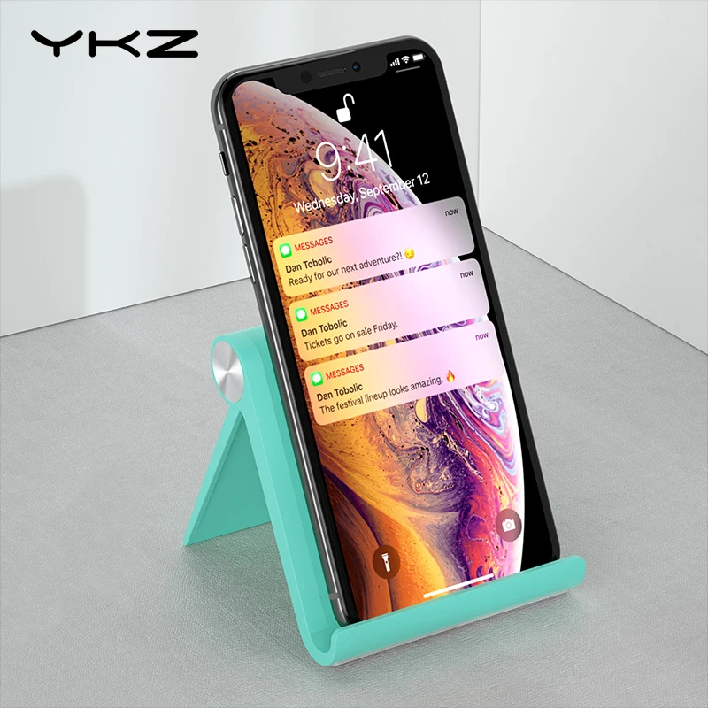 YKZ держатель для телефона iPhone X 8 складной мобильного Подставка планшета