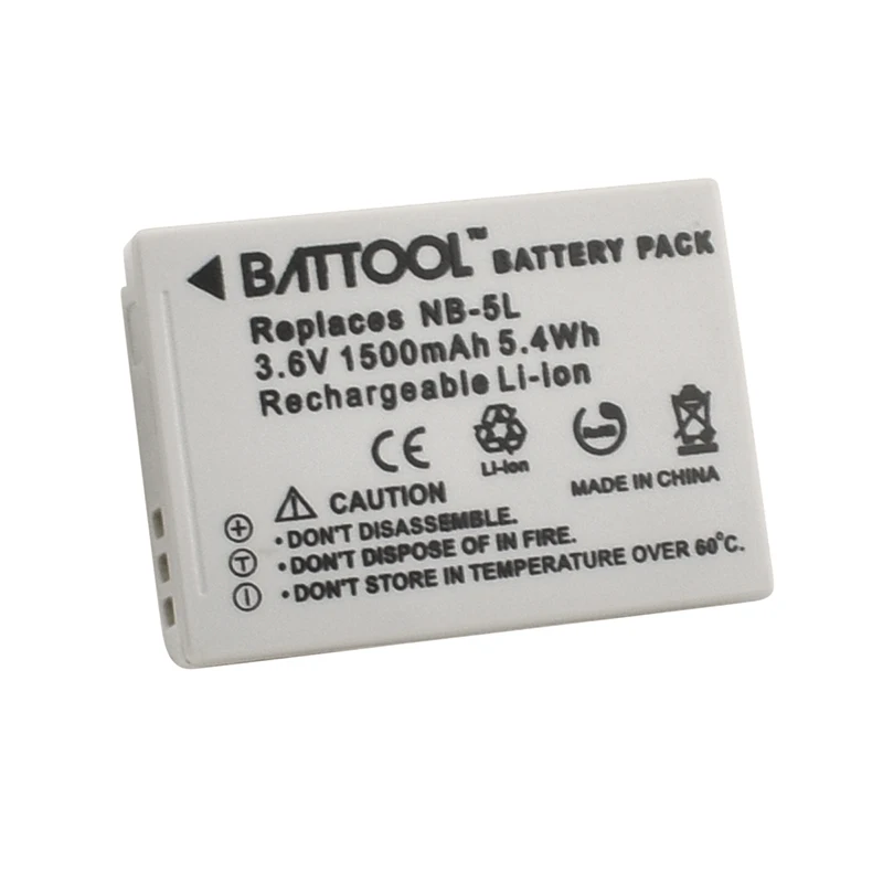Аккумулятор Аккумуляторный BATTOOL 1500 мАч для Canon S100 SX210 SX220 SX230 HS SD800 SD850 SD900 SD950 IS SD970 SD990