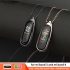 Mijobs для Xiaomi Mi Band 34 ожерелье с подвеской наручный ремешок miBand34 часы металлический браслет из нержавеющей стали Mi Band 34 браслет
