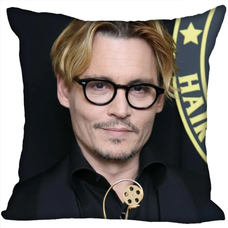 Горячая Распродажа, Наволочка на заказ, наволочка с принтом «Johnny Depp», 35X35 см(с одной стороны), чехлы на подушки для дома, наволочки 9-22 лет - Цвет: Pillowcase