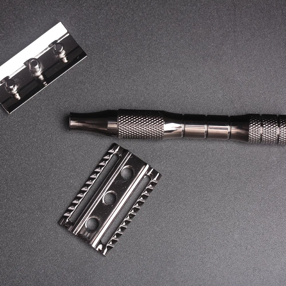 3 шт. мужские безопасные бритвы из нержавеющей стали|Бритва| |