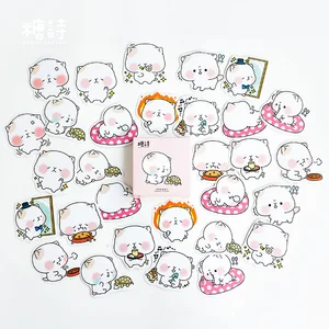 Милые маленькие полные бумажные этикетки для дневника 45 шт.коркор. наклейки для рукоделия и скрапбукинга Декоративные реалистичные стикеры Канцтовары для творчества