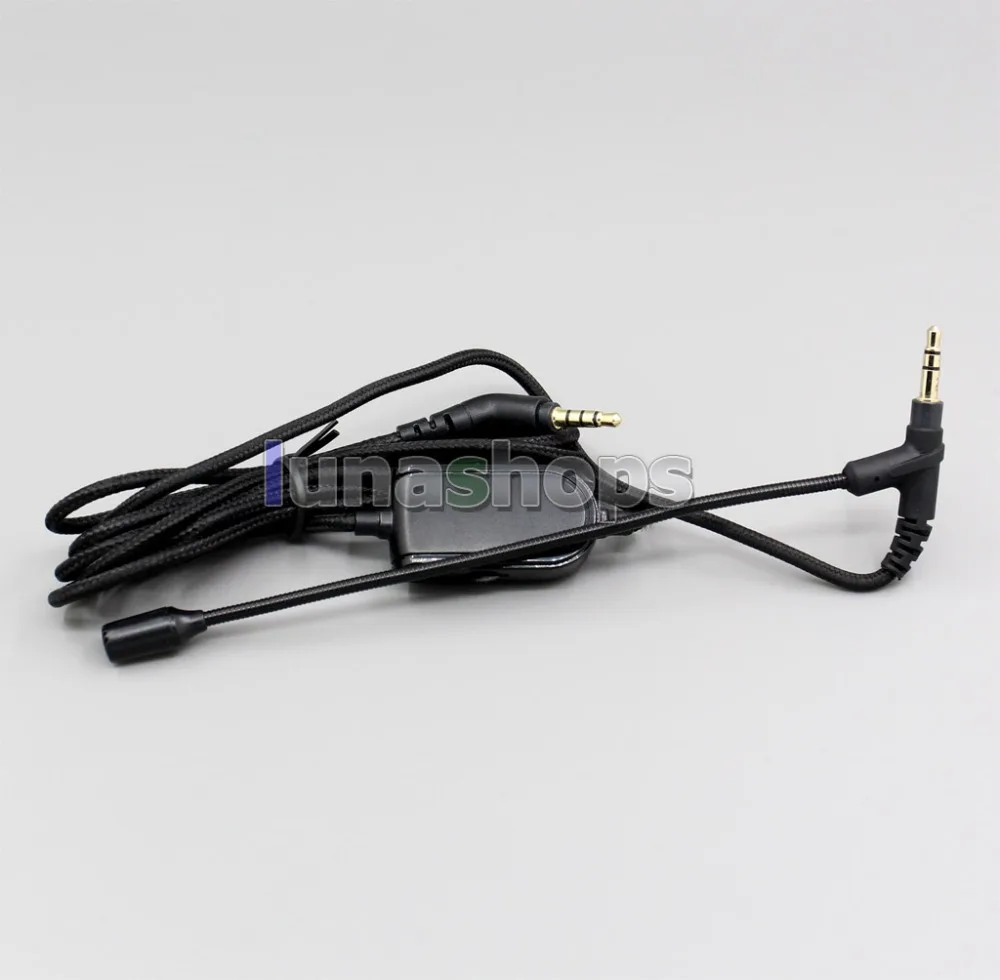 

100pcs Skype Headset Headphone with Volume control Cable For V-MODA BoomPro Gaming VoIP LN006332
