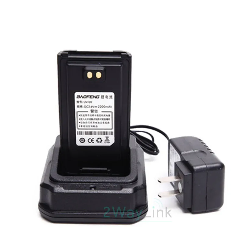 UV-9R аккумулятор 2200 мАч Baofeng водонепроницаемый Walkie Talkie UV-9R Baofeng 8 Вт Ham Радио UV 9R батарея Baofeng