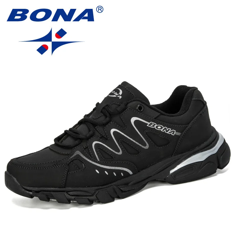 BONA/Новинка 2019 года zapatillas hombre мужские кроссовки для бега zapatilki нескользящая