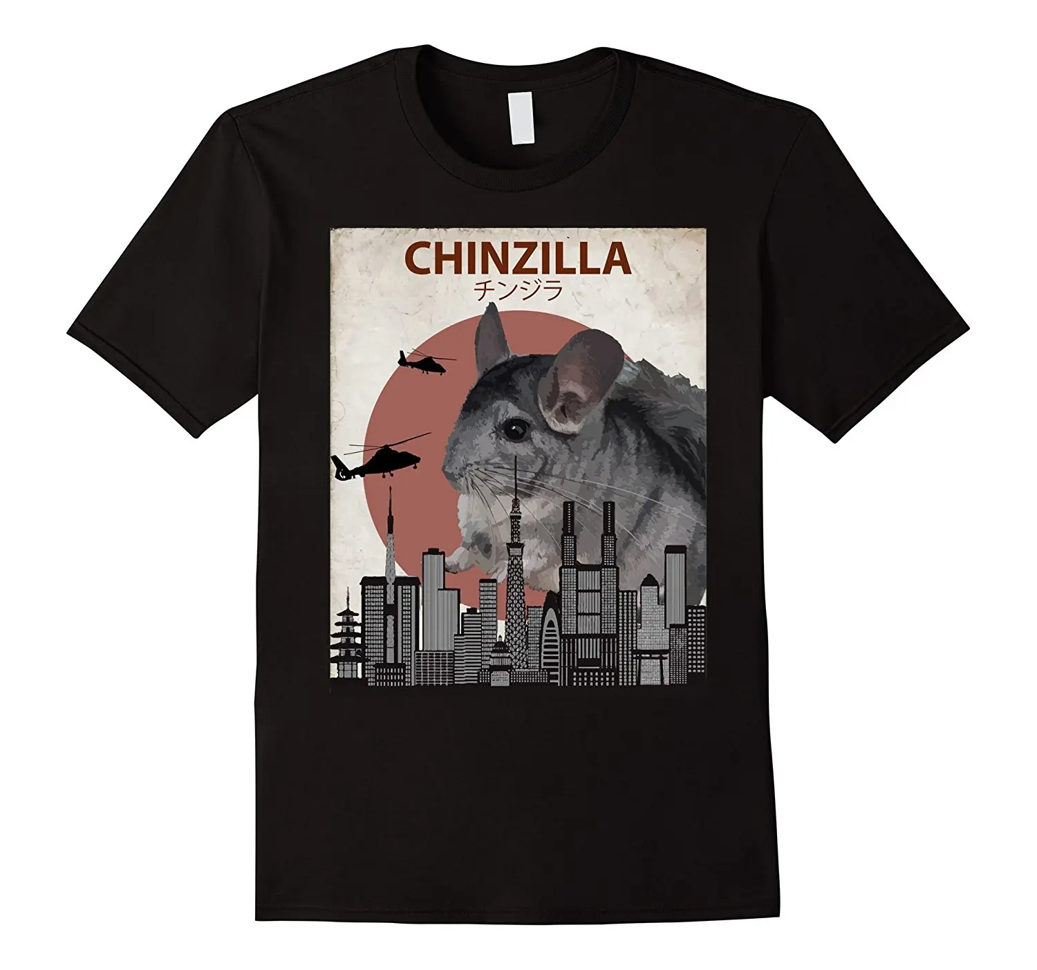 

Лидер продаж 2019, модная футболка Chinzilla из 100% хлопка, веселая женская футболка, подарок для любителей шиншиллы