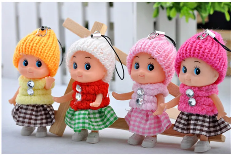 

5PCS NEW Kids Toys Soft Interactive Baby Dolls Toy Mini Doll For girls and boys