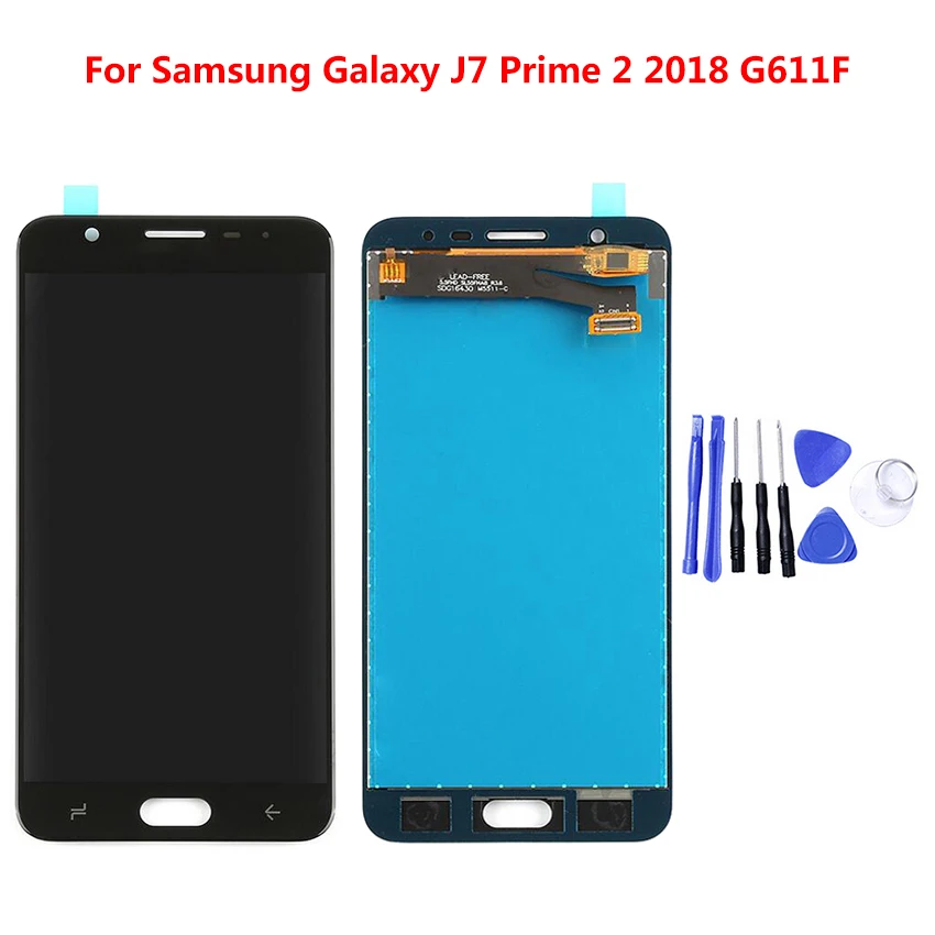 ЖК дисплей с сенсорным экраном и дигитайзером в сборе для SAMSUNG Galaxy J7 Prime 2 2018
