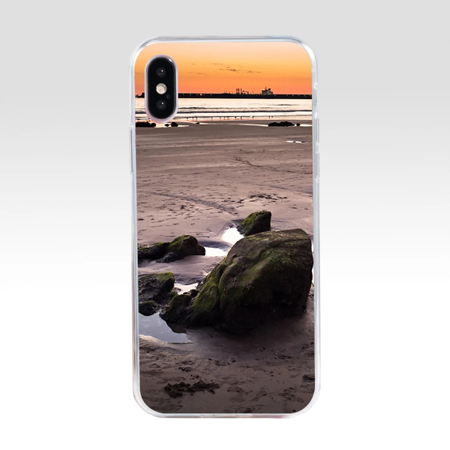 47AQ Летний Пляжный Мягкий силиконовый чехол из ТПУ для iphone 5 5s se X XR XS Max | Мобильные