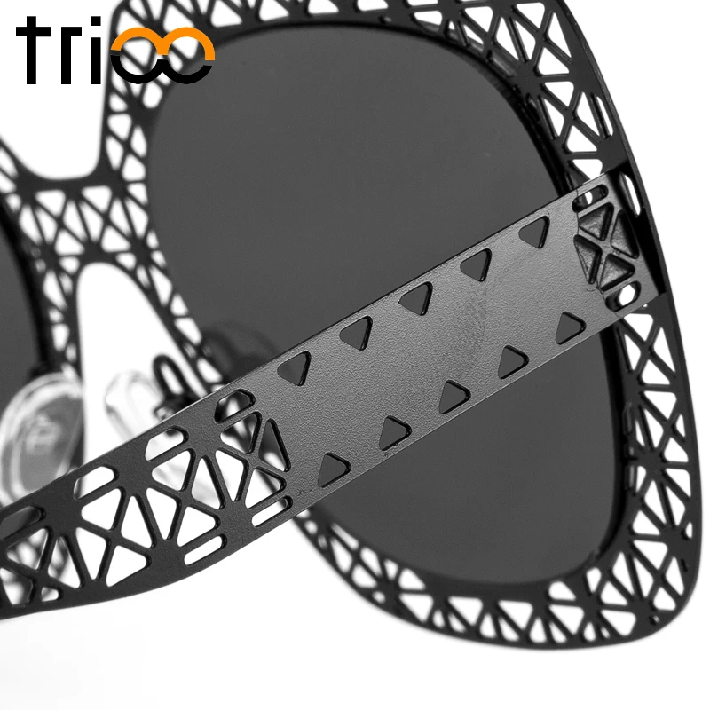 Солнцезащитные очки TRIOO в металлическом кружевном стиле женские Полые
