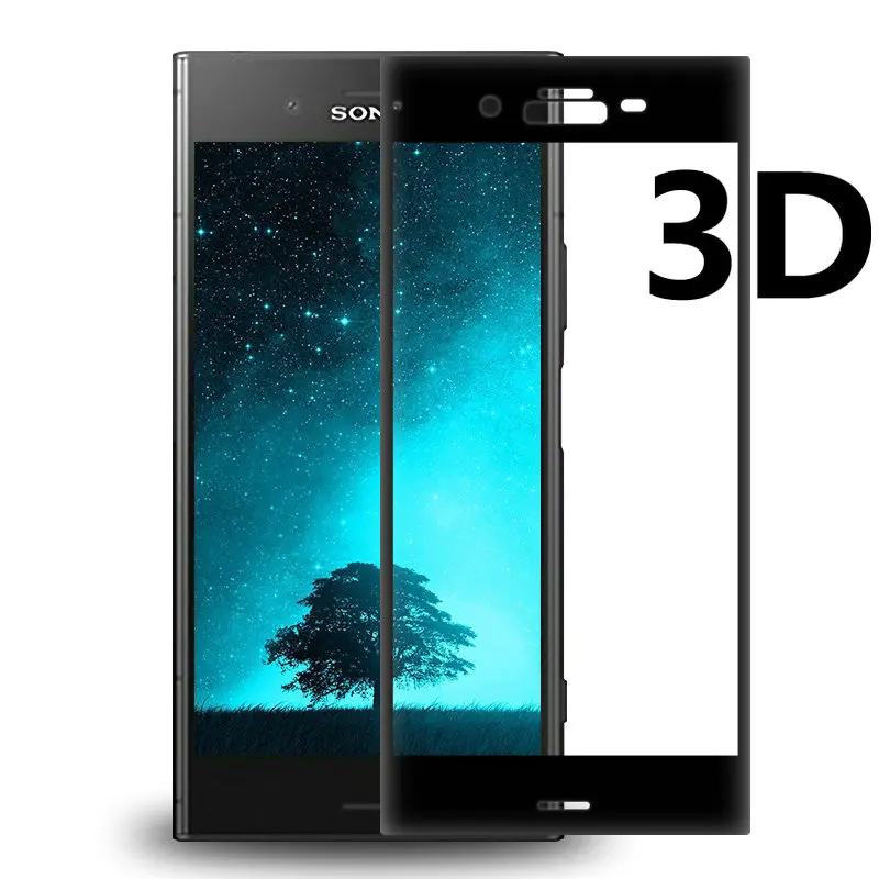Для sony Xperia XZ1 XZ2 Compact G8342 3D полное покрытие Закаленное стекло Защитная пленка для sony Xperia XZ XZs Dual F8331