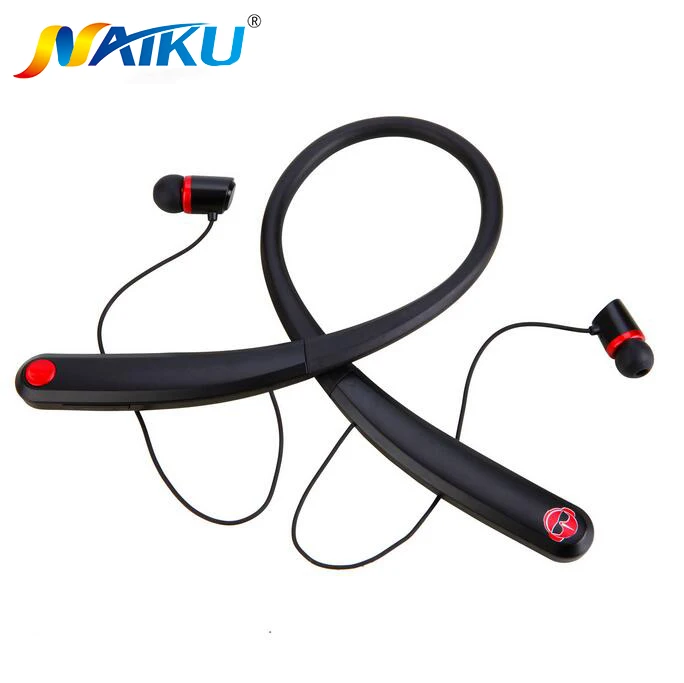 NAIKU 990 Bluetooth беспроводная гарнитура магнитные наушники воротник стерео с