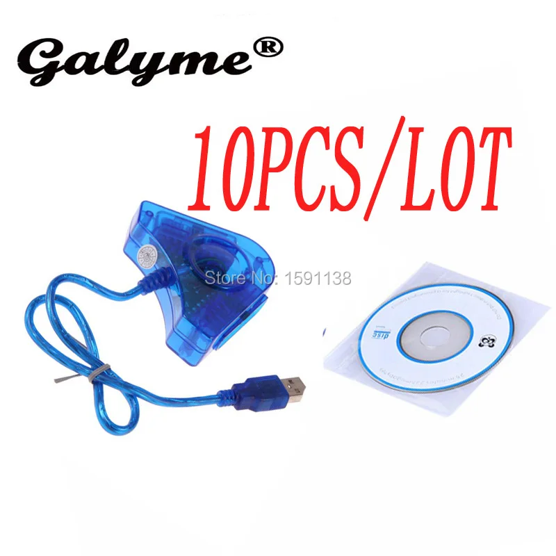 10 шт./лот высококачественный Контроллер конвертер игровой адаптер кабель для PS2