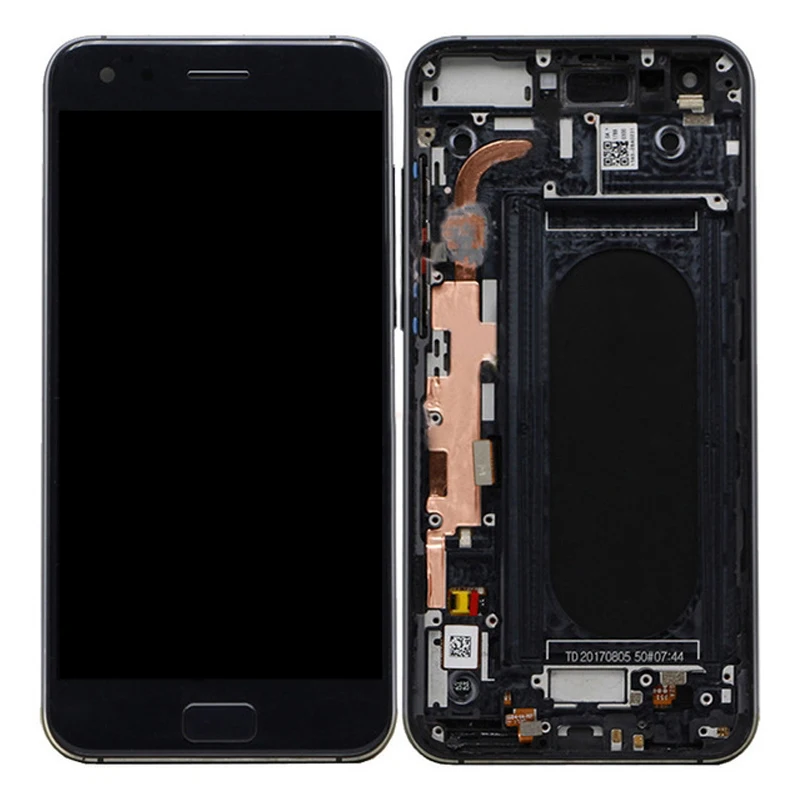Для ASUS ZenFone 4 Pro ZS551KL ЖК дисплей Сенсорная панель дигитайзер с рамкой в сборе Замена
