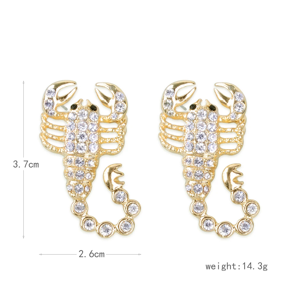 Женские серьги гвоздики с кристаллами золотистого цвета|pendant with earring|earings crystalear