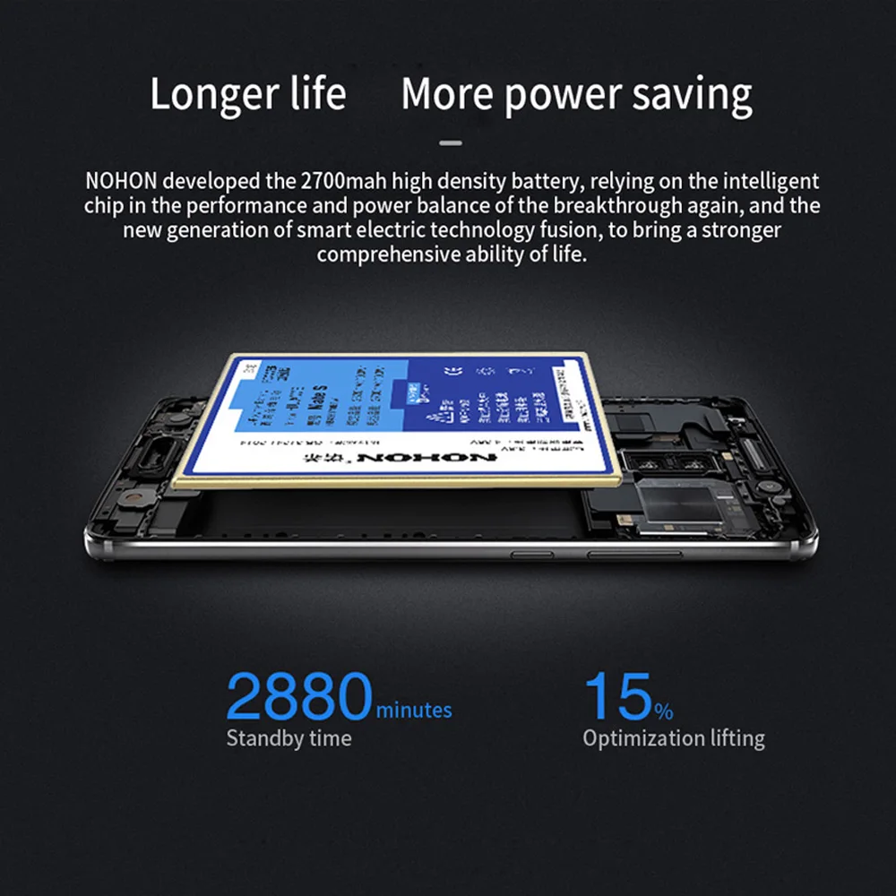 Nohon Аккумулятор для huawei mate S Bateria 2700 mAh Замена батареи мобильного телефона