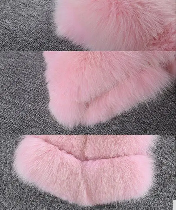 Жилет CHCDMP из мягкого лисьего меха для маленьких девочек детский жилет