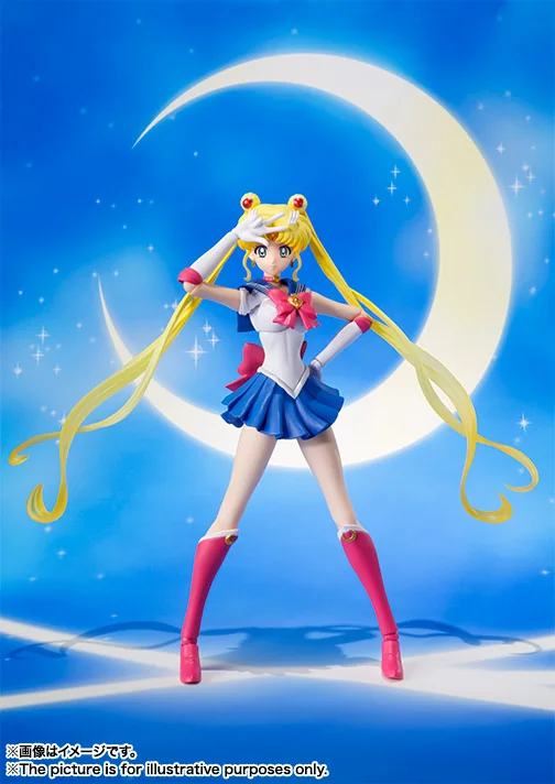 Оригинальный аниме Pretty Guardian Sailor Moon Crystal бандаи тамаши нациями S.H.Figuarts/SHF фигурка
