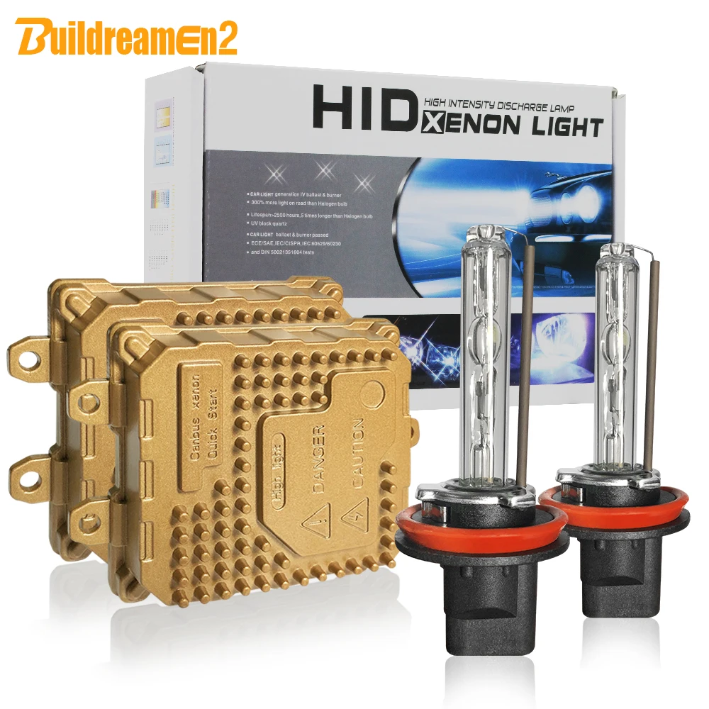 Buildreamen2 9005 9006 H1 H3 H7 H8 H9 H11 881 55 Вт автомобисветильник HID ксеноновый комплект лампа