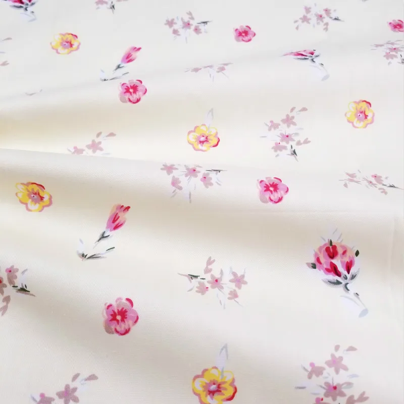 Хлопковая простыня с цветочной серией детская хлопковая ткань для рукоделия